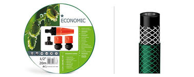 Поливочный набор Economic шланг 1/2” (12,5 мм) 15 м  + комплект соединителей 